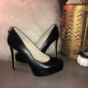 Michael Kors Hamilton Platform Pump Black Sz 11